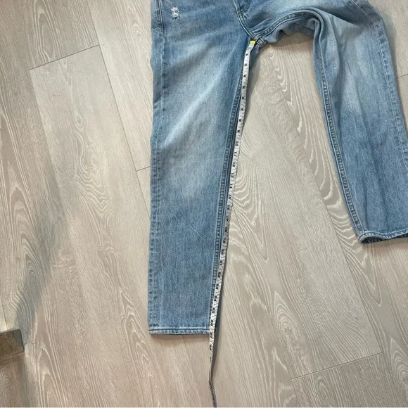 Aritzia Denim Forum The Ex Boyfriend Denim Blue size 26 Organic Cotton - Picture 11 of 16